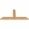 Ekena Millwork Portland Timber Gable Bracket, Western Red Cedar, 36"W x 18"H x 1 1/2"D x 3 1/2"F, 12/12 Pitch GBW036X18X0204POR00SWR - alternate 2